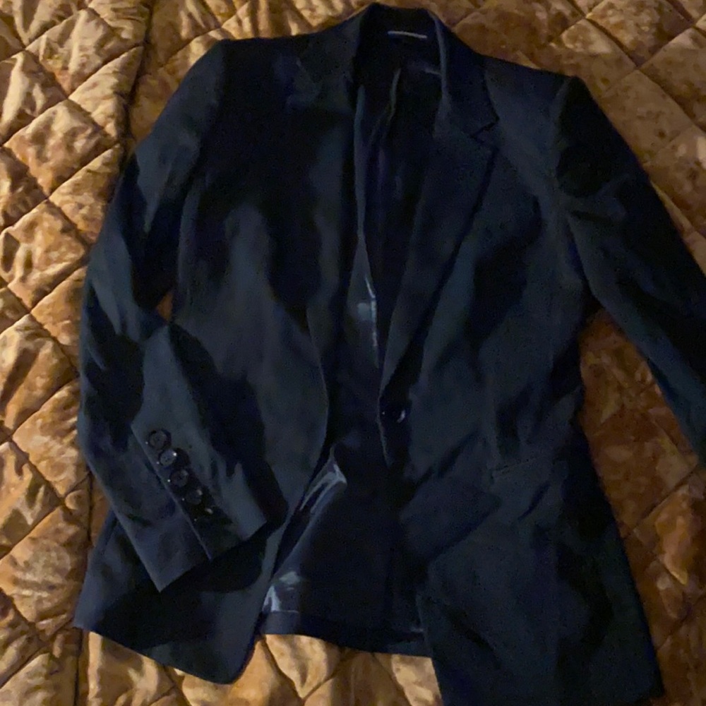 Express black blazer with shoulder pads size6